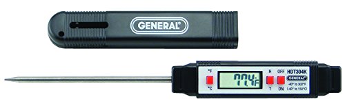 Stem Digital Thermometer General Tools model HDT304K Stem Digital Thermometer General Tools model HDT304K